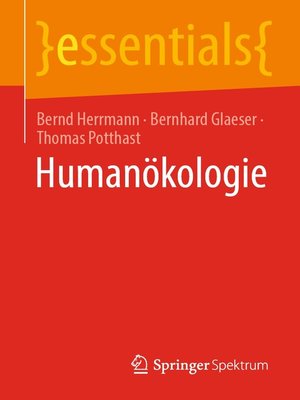 cover image of Humanökologie